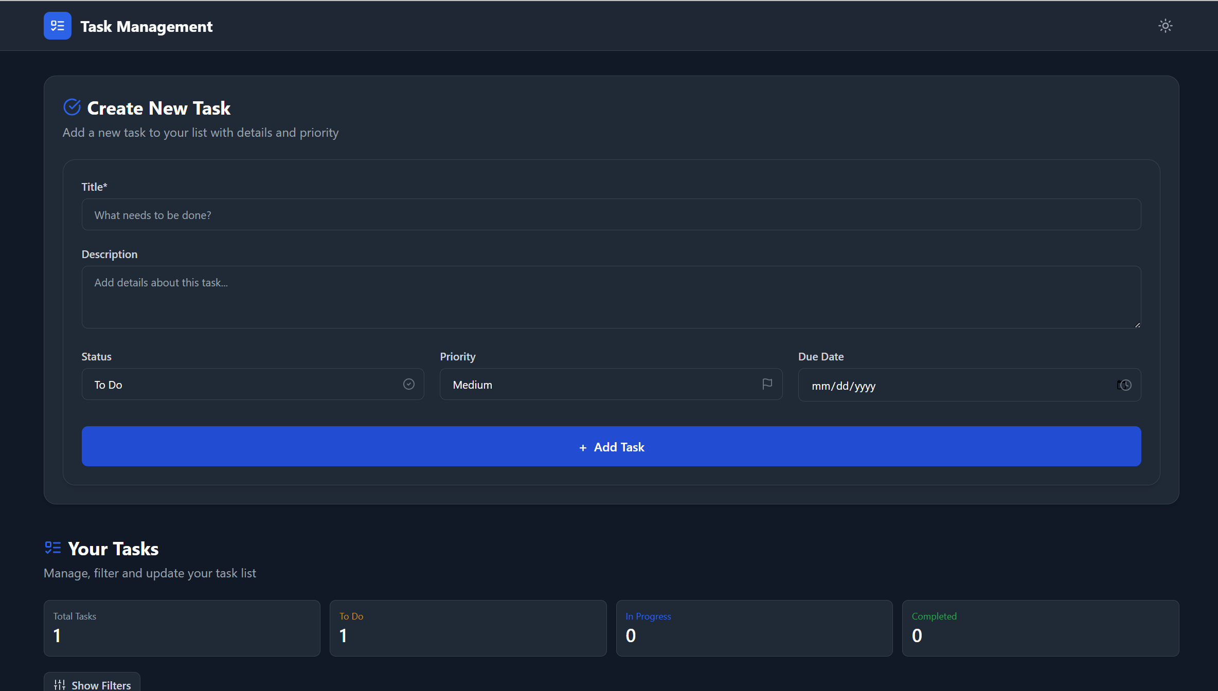 Task Management App